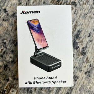 Phone Stand with Blue Tooth Speaker brand new (outer box damaged)